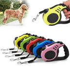 Durable Automatic Retractable Dog No Tangle Comfortable Grip Pet Leash Walking Running Cute Easy Control Leashes Pet Products Stevvex