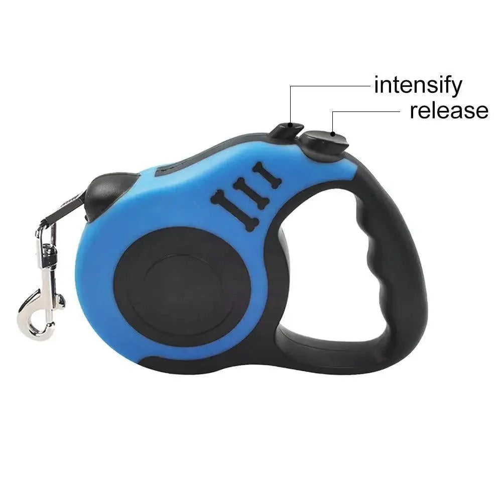 Durable Automatic Retractable Dog No Tangle Comfortable Grip Pet Leash Walking Running Cute Easy Control Leashes Pet Products Stevvex