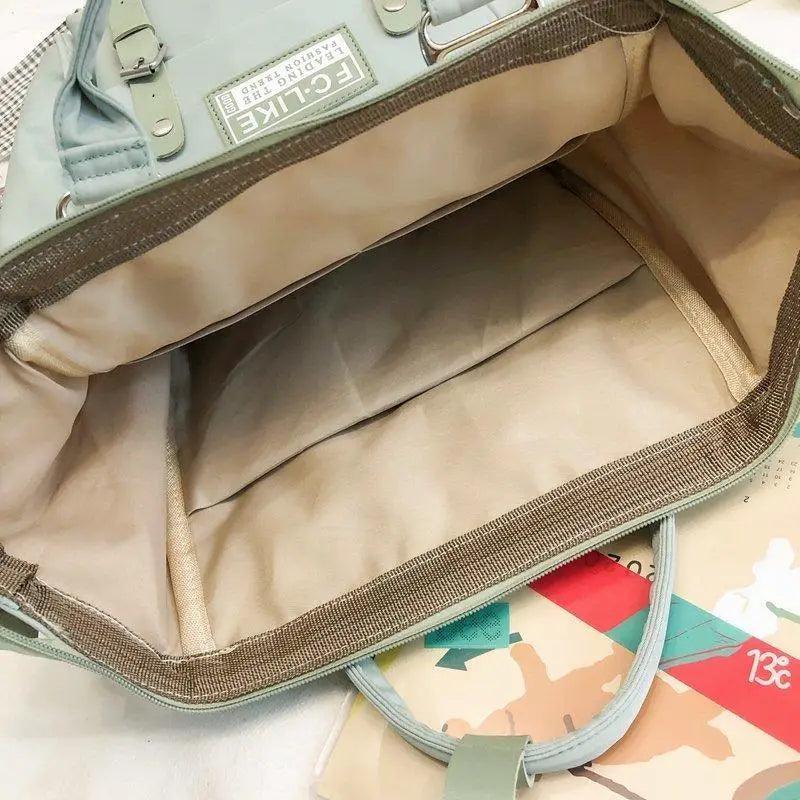 Durable Backpacks for School Teenagers Girls Designer Patchwork Bagpack With Cute Ring Bag For Travel, Laptop, Backpack Women Notebook Stevvex