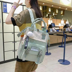 Durable Backpacks for School Teenagers Girls Designer Patchwork Bagpack With Cute Ring Bag For Travel, Laptop, Backpack Women Notebook Stevvex