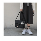 Durable Canvas Diagonal Cross Bag Youth Fashion And Casual Version Ladies Large Capacity Shoulder Bag For Women And Girls Stevvex