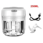 Durable Electric Food Crusher Mini Garlic Press Garlic Crusher Vegetable Chopper For Kitchen Crushed Garlic Crushed Ginger Crushed Chili Stevvex