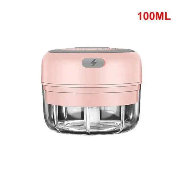 Durable Electric Food Crusher Mini Garlic Press Garlic Crusher Vegetable Chopper For Kitchen Crushed Garlic Crushed Ginger Crushed Chili Stevvex
