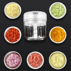 Durable Electric Food Crusher Mini Garlic Press Garlic Crusher Vegetable Chopper For Kitchen Crushed Garlic Crushed Ginger Crushed Chili Stevvex