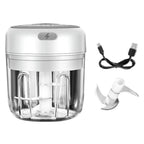 Durable Electric Food Crusher Mini Garlic Press Garlic Crusher Vegetable Chopper For Kitchen Crushed Garlic Crushed Ginger Crushed Chili Stevvex