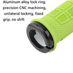 Durable Handlebar Grips Lock Ring Bike Handle Durable Wearable Bicycle Grips Single Lock-On Mountain Bike Grips Bicycle Handlebar Locking Grips Non-Slip Multi Colors Simple Design Handle Grips Stevvex