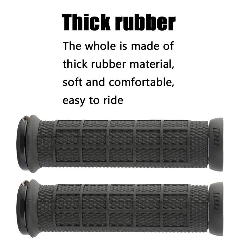 Durable Handlebar Grips Lock Ring Bike Handle Durable Wearable Bicycle Grips Single Lock-On Mountain Bike Grips Bicycle Handlebar Locking Grips Non-Slip Multi Colors Simple Design Handle Grips Stevvex