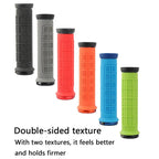 Durable Handlebar Grips Lock Ring Bike Handle Durable Wearable Bicycle Grips Single Lock-On Mountain Bike Grips Bicycle Handlebar Locking Grips Non-Slip Multi Colors Simple Design Handle Grips Stevvex