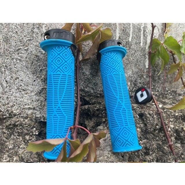 Durable Handlebar Grips Lock Ring Bike Handle Durable Wearable Bicycle Grips Single Lock-On Mountain Bike Grips Bicycle Handlebar Locking Grips Non-Slip Multi Colors Simple Design Handle Grips Stevvex