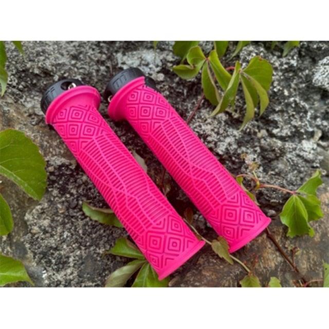 Durable Handlebar Grips Lock Ring Bike Handle Durable Wearable Bicycle Grips Single Lock-On Mountain Bike Grips Bicycle Handlebar Locking Grips Non-Slip Multi Colors Simple Design Handle Grips Stevvex