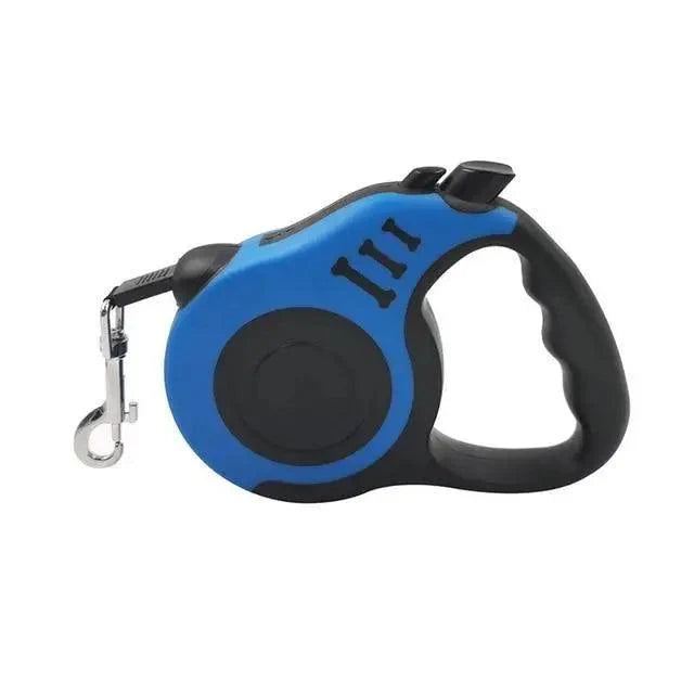 Durable Leash Automatic Retractable Nylon Dog Cat Lead Extension Puppy Automatic Telescopic Pet Leash Pet Tractor Small And Medium Dog Cat Traction Rope 360° Tangle Free Easy One Button Brake And Lock Running Lead For Dogs Stevvex