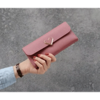 Durable Purses Luxury Love Heart Wallets For Ladies And Girls Smart Money Pocket, Card Holder Female Wallets And Phone Clutch Bag Stevvex