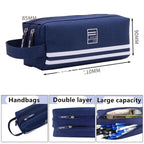 Durable Simple Large Capacity School Stationery Double Layer Case  Students Unique Design High Quality Office Handbag Pencil Case Stevvex