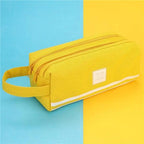 Durable Simple Large Capacity School Stationery Double Layer Case  Students Unique Design High Quality Office Handbag Pencil Case Stevvex