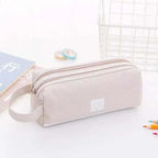Durable Simple Large Capacity School Stationery Double Layer Case  Students Unique Design High Quality Office Handbag Pencil Case Stevvex