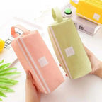 Durable Simple Large Capacity School Stationery Double Layer Case  Students Unique Design High Quality Office Handbag Pencil Case Stevvex
