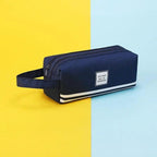 Durable Simple Large Capacity School Stationery Double Layer Case  Students Unique Design High Quality Office Handbag Pencil Case Stevvex