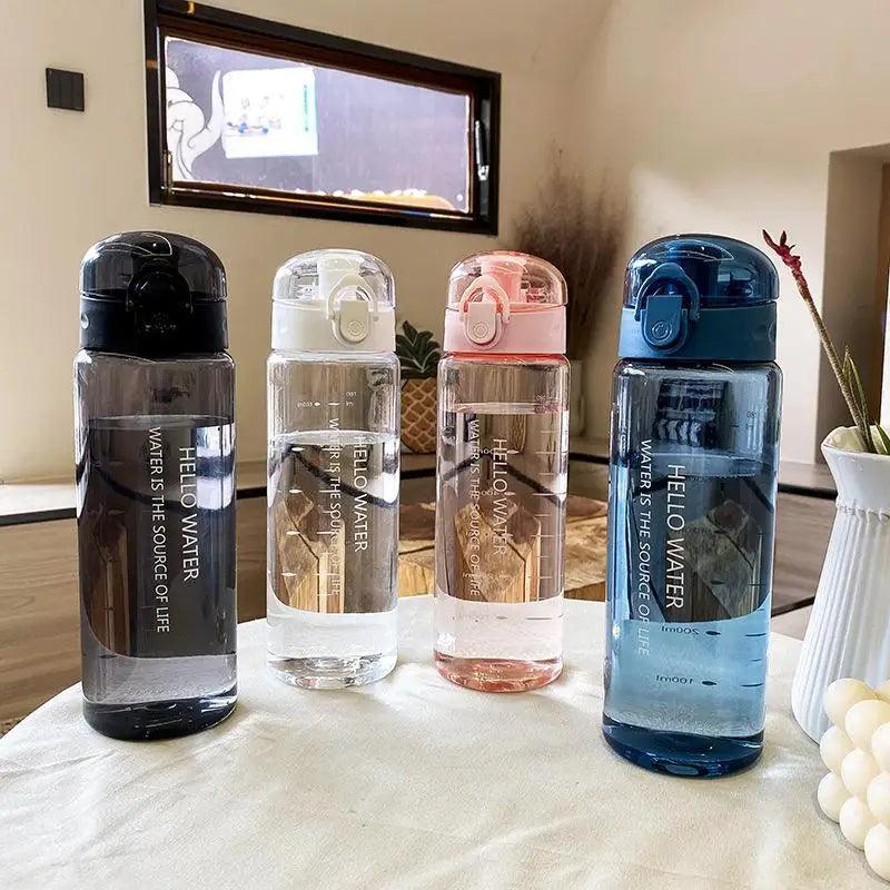 Durable Sports Cup Couple Water Cup Plastic Portable Drink Bottle Tarvel Outdoor Rope Water Bottle Juice Milk Cup Kitchen Water Cup Stevvex