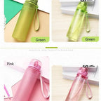 Durable Sports Cup Couple Water Cup Plastic Portable Drink Bottle Tarvel Outdoor Rope Water Bottle Juice Milk Cup Kitchen Water Cup Stevvex
