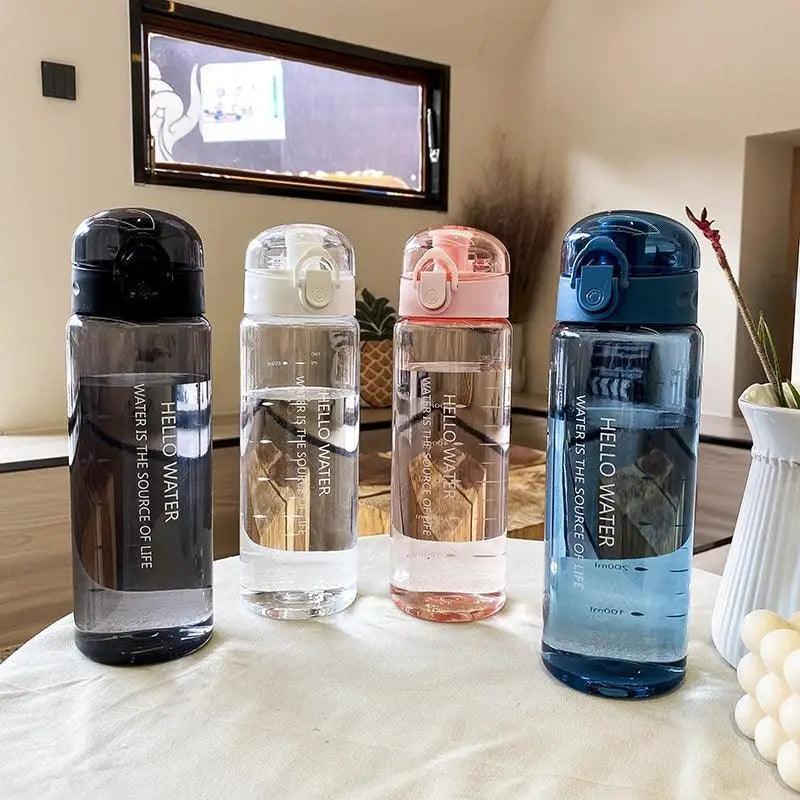 Durable Sports Cup Couple Water Cup Plastic Portable Drink Bottle Tarvel Outdoor Rope Water Bottle Juice Milk Cup Kitchen Water Cup Stevvex