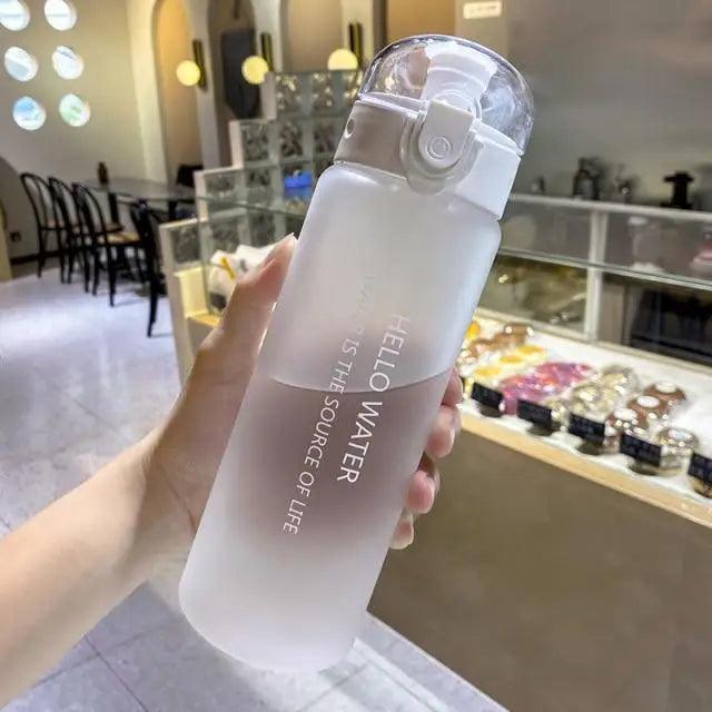 Durable Sports Cup Couple Water Cup Plastic Portable Drink Bottle Tarvel Outdoor Rope Water Bottle Juice Milk Cup Kitchen Water Cup Stevvex