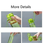 Durable Sports Cup Couple Water Cup Plastic Portable Drink Bottle Tarvel Outdoor Rope Water Bottle Juice Milk Cup Kitchen Water Cup Stevvex