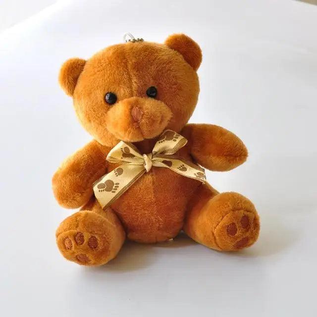 Durable Teddy Bears Stuffed Toys Small Plush Dolls Animal Soft Fluffy Baby Pendant Gift Kids Picnic/Wedding Favor/Baby Shower Stevvex