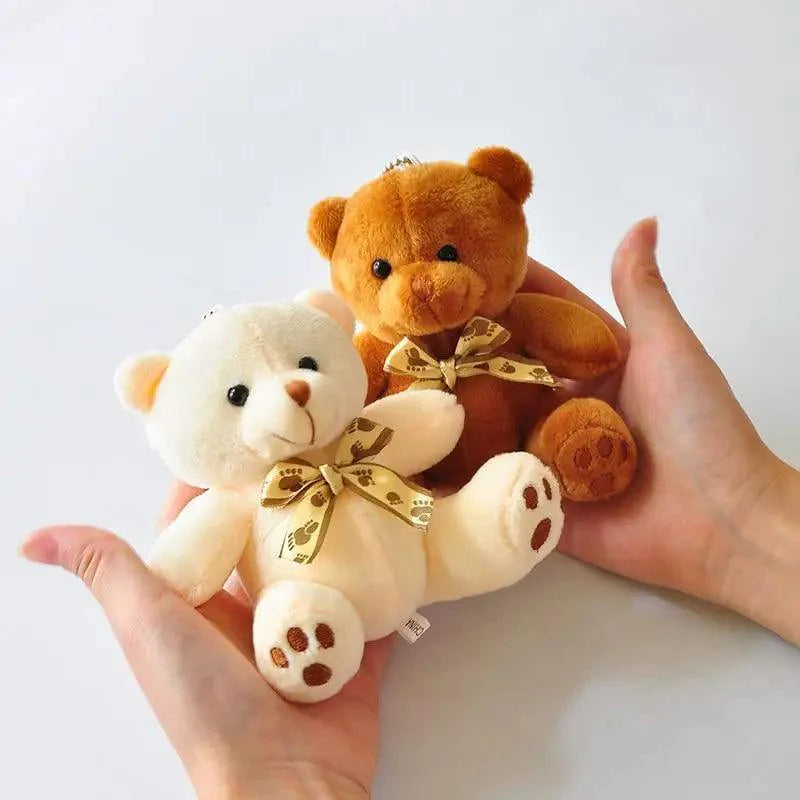Durable Teddy Bears Stuffed Toys Small Plush Dolls Animal Soft Fluffy Baby Pendant Gift Kids Picnic/Wedding Favor/Baby Shower Stevvex