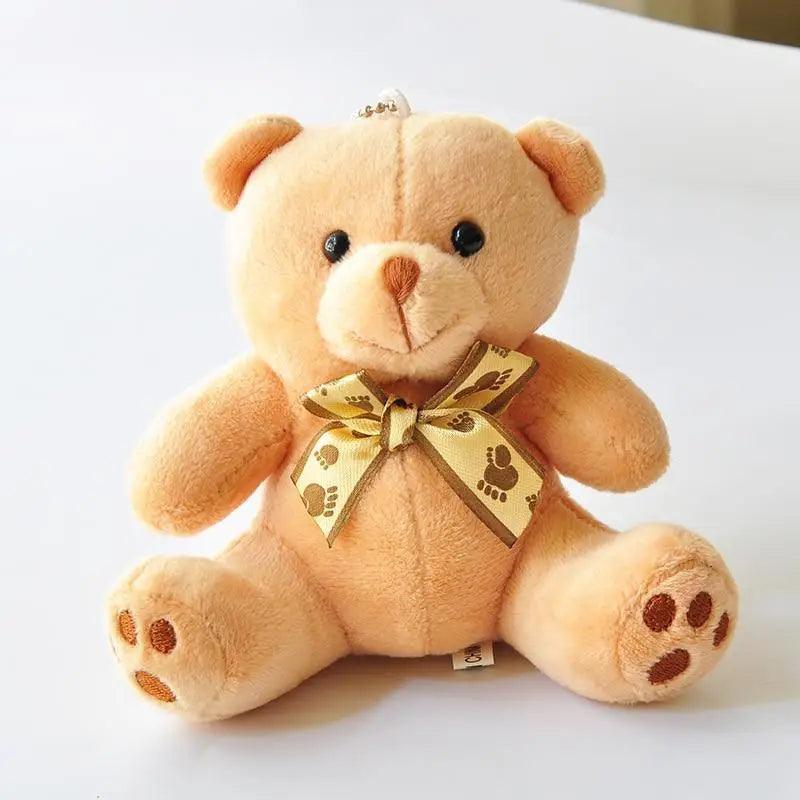 Durable Teddy Bears Stuffed Toys Small Plush Dolls Animal Soft Fluffy Baby Pendant Gift Kids Picnic/Wedding Favor/Baby Shower Stevvex