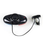 Durable Waterproof Multifunction Cycle Lamp 4 Loud Siren Sound Trumpet Police 6 LED Light Electronic Siren Bike Bell Battery Bike Bicycle Police Strobe Blue Red Bicycle Safety Light Loud Siren Sound Cycling Horn Bells Stevvex