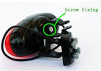 Durable Waterproof Multifunction Cycle Lamp 4 Loud Siren Sound Trumpet Police 6 LED Light Electronic Siren Bike Bell Battery Bike Bicycle Police Strobe Blue Red Bicycle Safety Light Loud Siren Sound Cycling Horn Bells Stevvex
