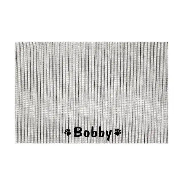 Durable Waterproof Pet Feeding Mat Water Cushion Non- Slip Personalized Pet Mat For Dog Cat Bowl Drinking Feeding Mat Stevvex