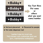 Durable Waterproof Pet Feeding Mat Water Cushion Non- Slip Personalized Pet Mat For Dog Cat Bowl Drinking Feeding Mat Stevvex