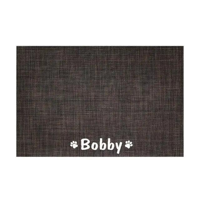 Durable Waterproof Pet Feeding Mat Water Cushion Non- Slip Personalized Pet Mat For Dog Cat Bowl Drinking Feeding Mat Stevvex