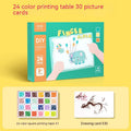 Washable Non-toxic Kindergarten Paint Hand Palm Painting Stamp Pad Graffiti Painting Toy Pi-Mart