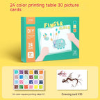 Washable Non-toxic Kindergarten Paint Hand Palm Painting Stamp Pad Graffiti Painting Toy Pi-Mart
