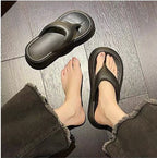 Non-slip Height-increasing Thick-soled Eva Flip-flops Women's Slippers Pi-Mart