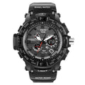 New Luxury Sport Watch With Dual Display LED Digital Analog Electronic Quartz  Display and Waterproof 30M protection - SJB-DIAMOND ELITES
