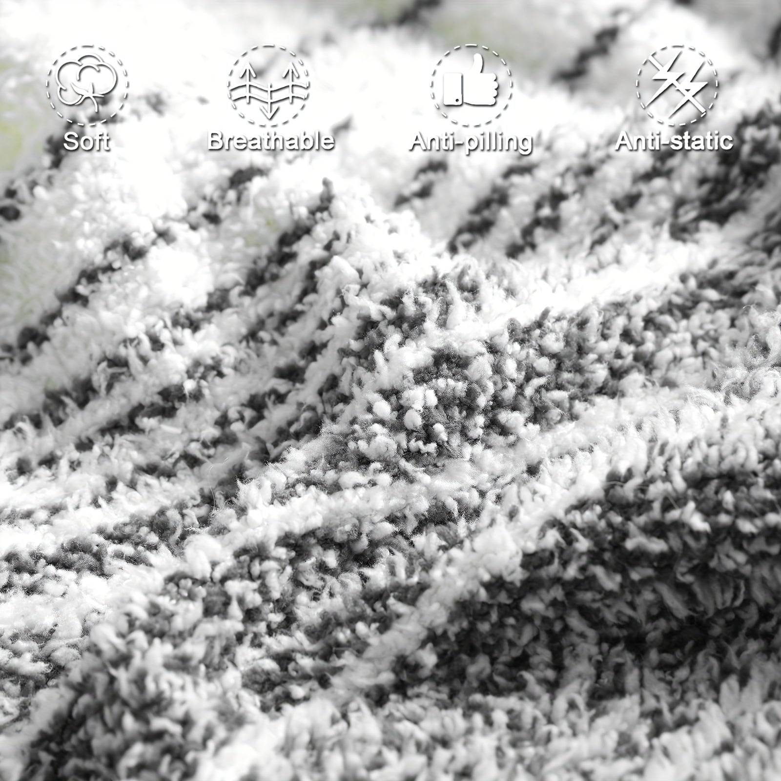 1pc Luxurious Black Bubble Textured Throw Blanket - Throws for Couch Cover Home Decor - Soft, Lightweight, Knitted, Tassel Trimmed, Perfect for Sofa, Bed, Office, Camping and Outdoor Use