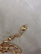 Gold Geo Floral Necklace Pi-Mart