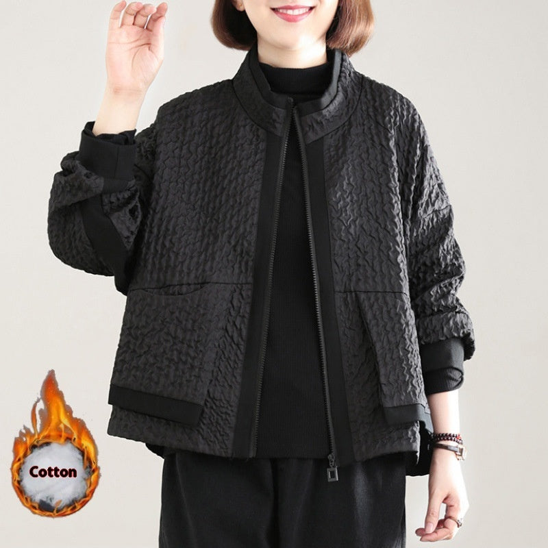 New Coat Woman Cotton Dress Short Chic Pi-Mart