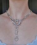 Hollow Love Heart Thorns Necklace Pi-Mart