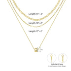 Necklace Zircon-laid Necklace Suit Women