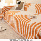 1pc Soft Chenille Sofa Protector - All-Season Universal Fit, Anti-Cat Scratch, Stain-Resistant, Plush Throw Blanket, Living Room and Bedroom Decor Essential - Easy Care, Machine Washable, and Durable Lootquake LLC