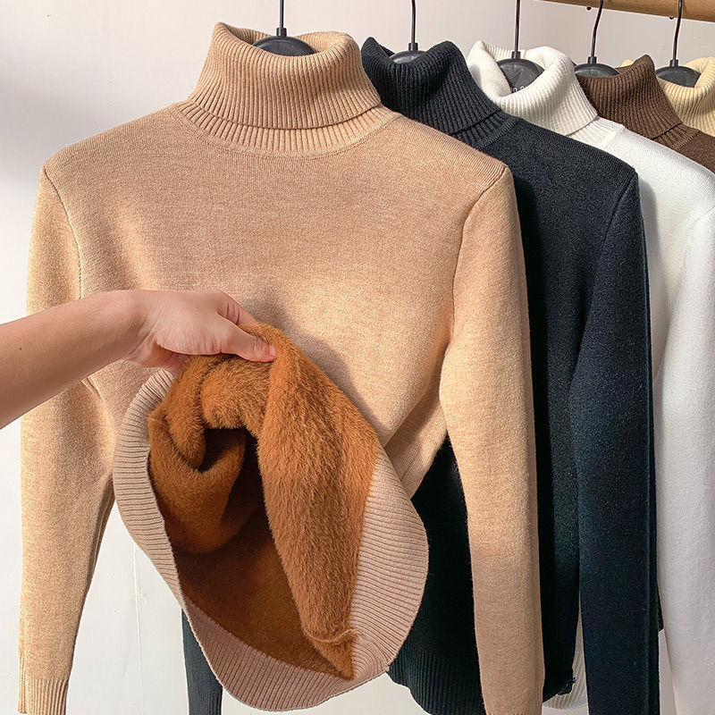 Women Turtleneck Autumn Winter Sweater Pi-Mart
