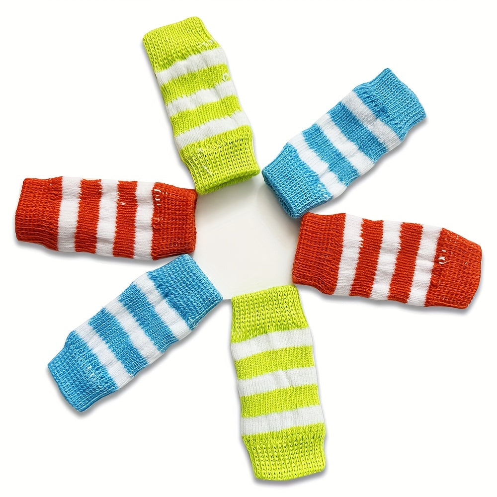 [2 Sets Elbow Support Guards] Pet Dog Elbow Guards, a Set of 2 Front Leg And 2 Hind Leg Protectors, Elbow Support Wraps, Leg Support Wraps, Breathable Elastic Knitted Protective Socks for Pets, 4pcs Pet Leg Socks. Lootquake LLC