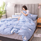 Scandinavian Style Simple Duvet Cover Single Bed Pi-Mart