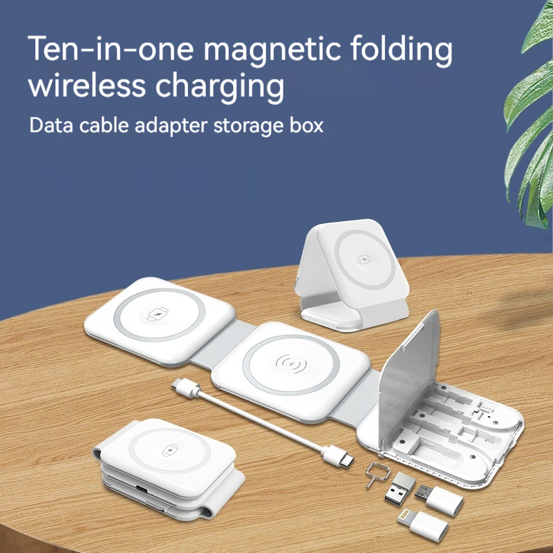 Multifunctional Three-in-one Folding Magnetic Phone Holder Pi-Mart