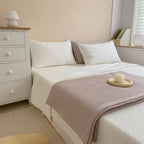 Cotton Three-piece Bed Cover Set Cotton Single Cover Blanket Quilted Thin Summer Quilt Pi-Mart