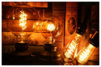E14 E27 Retro LED Spiral Filament Light Bulb 4W 220V C35 G45 A60 T45 ST64 T185 T225 G80 G95 G125 Vintage Edison Lamp Vintage Filament Light Bulbs Globe Round Stevvex